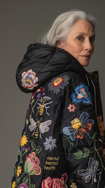 Вышивка на одежде — портрет